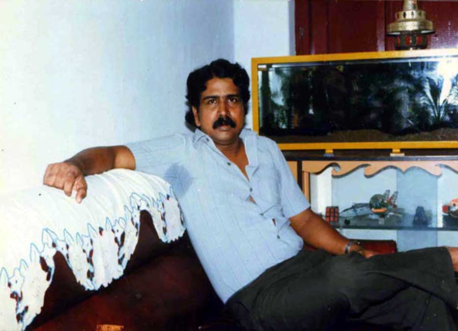 Snap taken in 1988. Harikumar  won the Kerala Sahitya Akademi Award for 